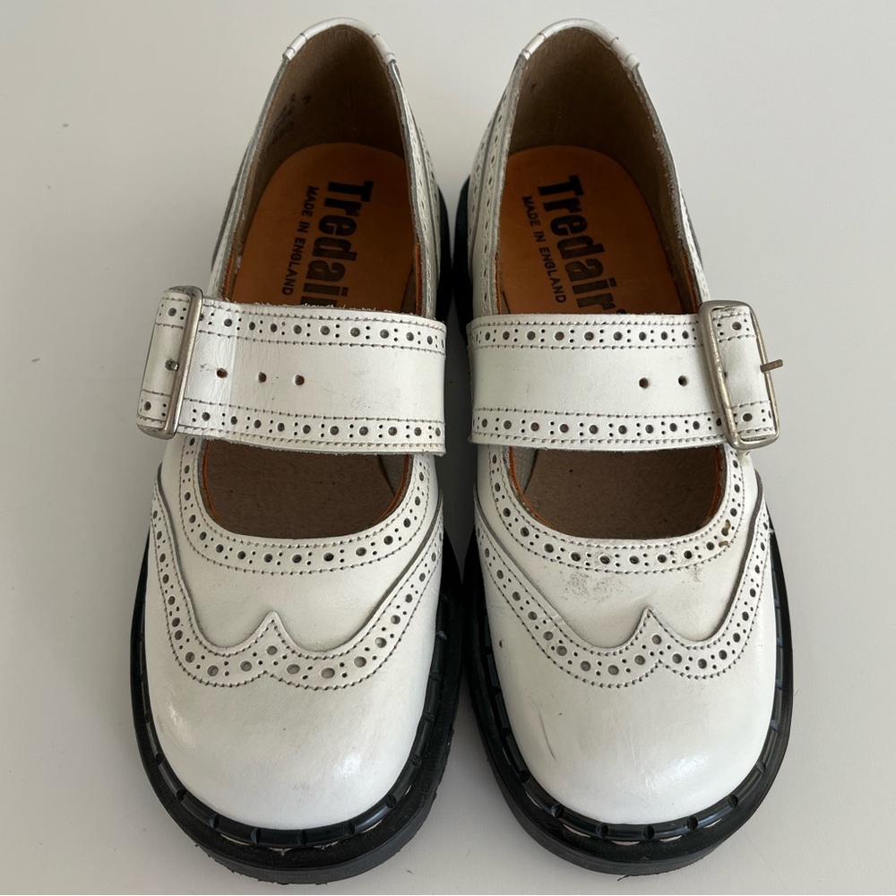 TREDAIR White Mary Jane Shoes